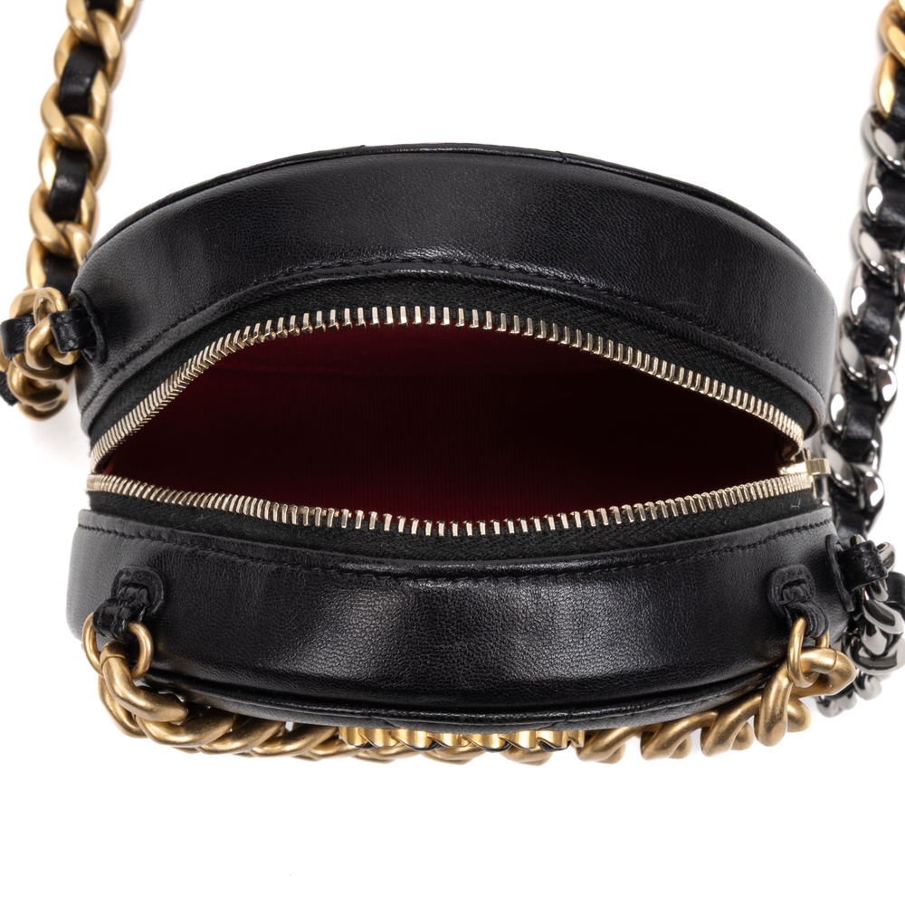 Chanel 19 Round Chain Clutch Small - Picture 9 of 11
